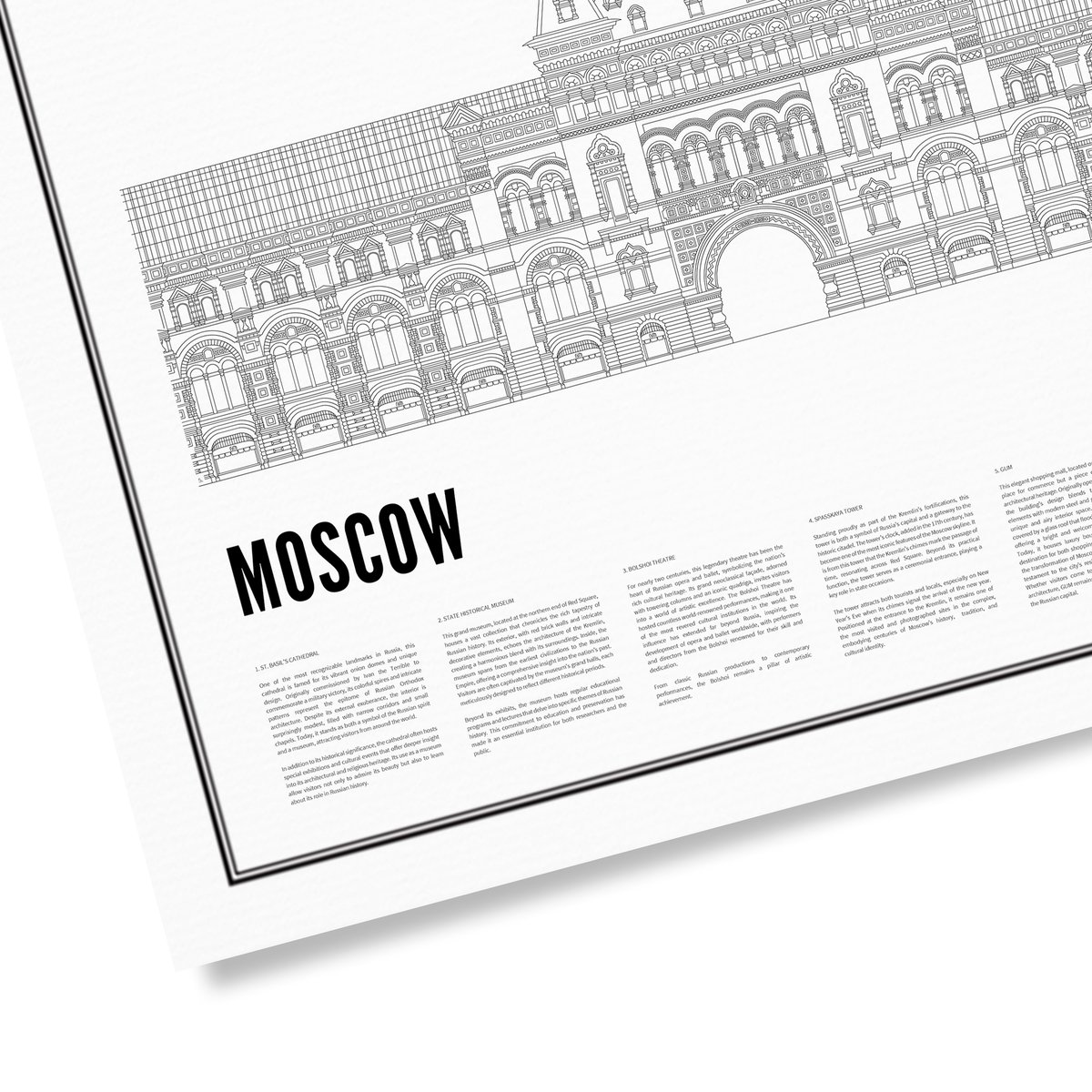 Poster von Iconics of Moscow | WIJCK.